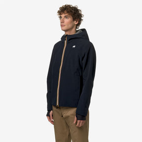 K-WAY Antivento Primaverile Leggero Jacko Bonded Jersey Blu