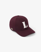 LACOSTE Cappellino Da Baseball Con Ricamo 3D Bordeux