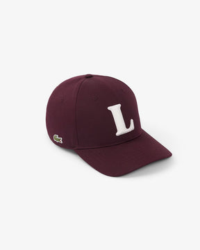 LACOSTE Cappellino Da Baseball Con Ricamo 3D Bordeux