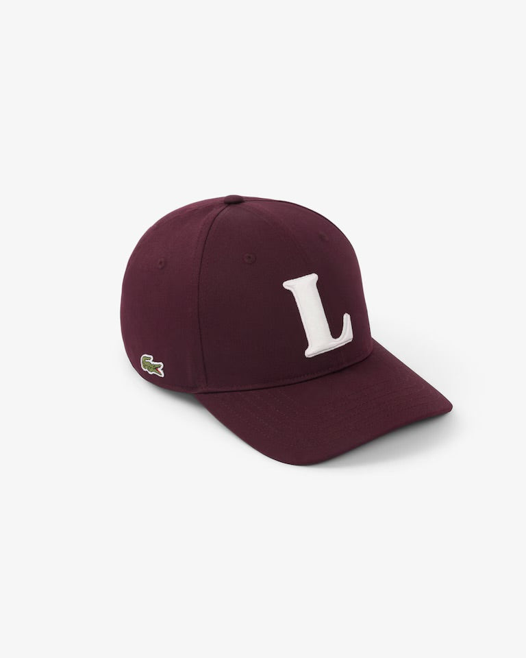 LACOSTE Cappellino Da Baseball Con Ricamo 3D Bordeux