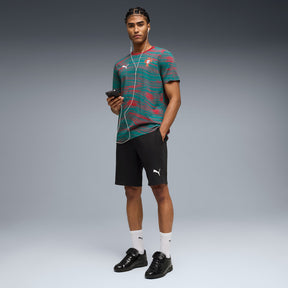 PUMA Completino Portogallo T-Shirt Fantasia Verde/Rossa Pantaloncino Nero