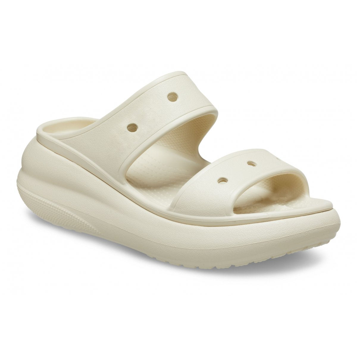 CROCS Ciabatta In Gomma Doppia Fascia Classic Crush Sandal Beige