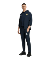ADIDAS Tuta Completa Real Madrid Con Cappuccio e Zip Blu