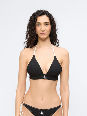 Calvin Klein Costume Donna Nero Bianco con Laccetti