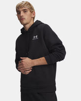 UNDER ARMOUR Felpa In Cotone Fleece Nero
