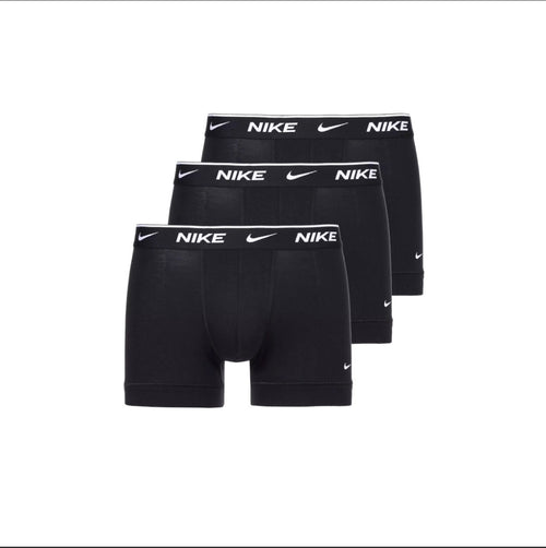 NIKE Boxer Essential Cotton Pacco da 3 Nero