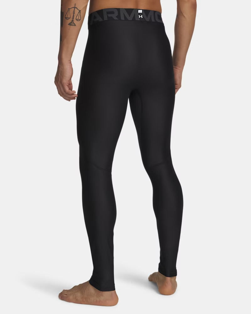 UNDER ARMOUR Leggins Da Uomo HeatGear Compression Nero
