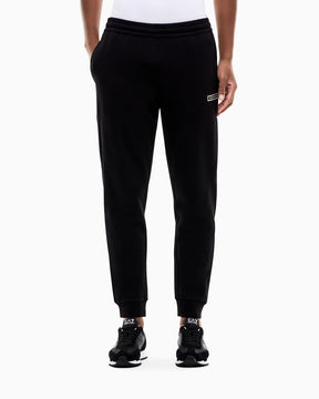 EMPORIO ARMANI Tuta Completa Con Cappuccio e Bande Laterali Nero/Bianco
