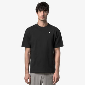 K-WAY T-Shirt Solo Jersey Triangle Nera