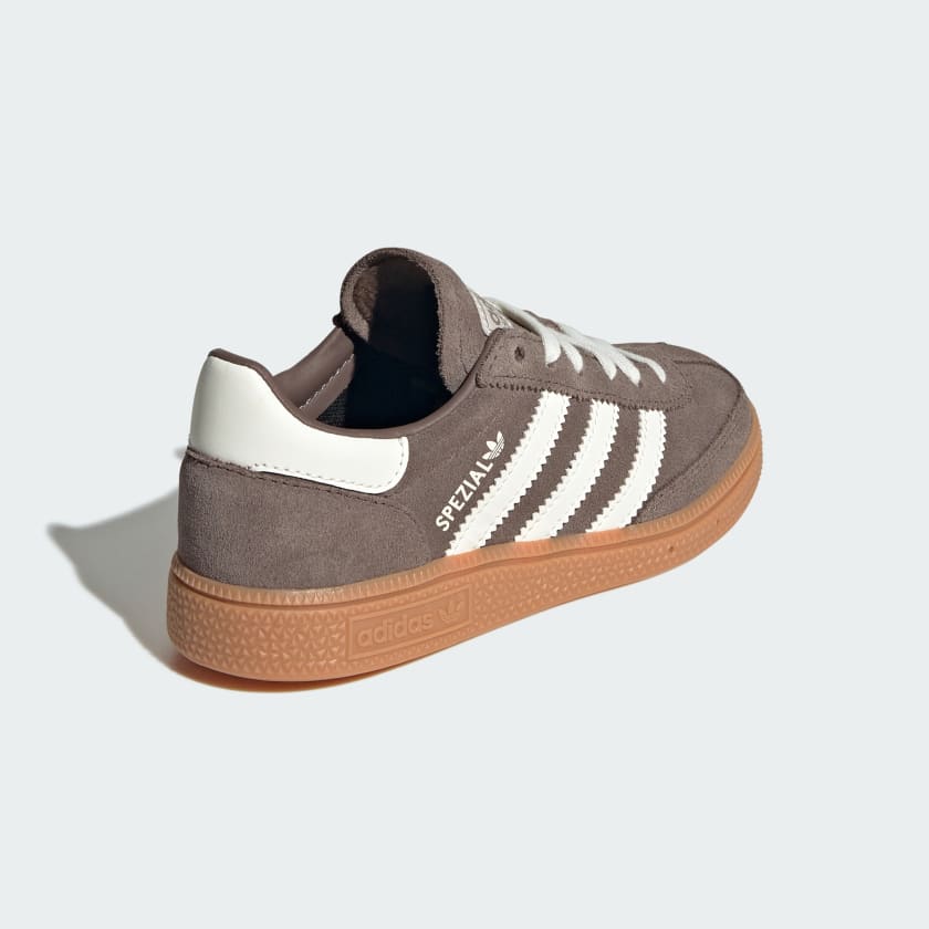 Adidas Handball Spezial Sneaker Bambino Marrone Camoscio Strisce Bianche
