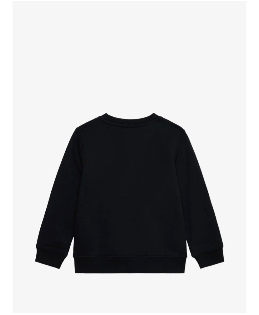LACOSTE Felpa Girocollo Bambino Nero