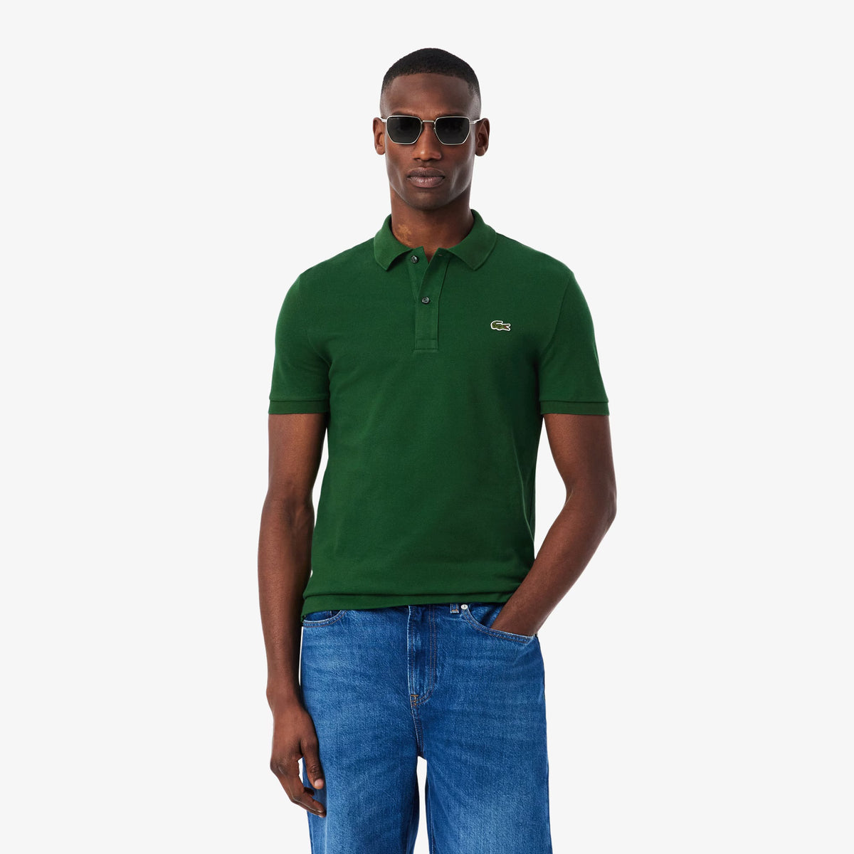 LACOSTE Polo Classic Fit In Piqué L.12.12 Verde