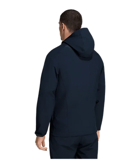 ADIDAS Tuta Completa Real Madrid Con Cappuccio e Zip Blu