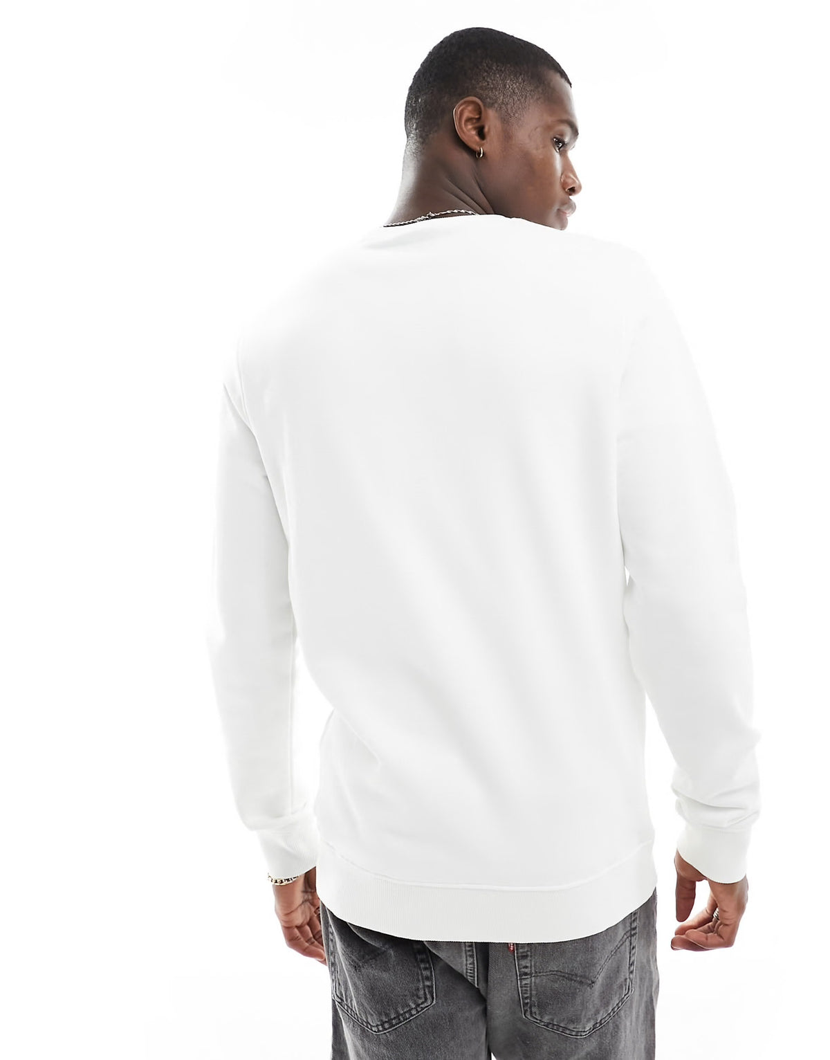 LYLE&SCOTT Felpa Girocollo In Cotone Bianca