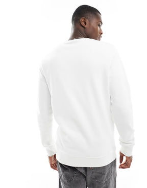 LYLE&SCOTT Felpa Girocollo In Cotone Bianca