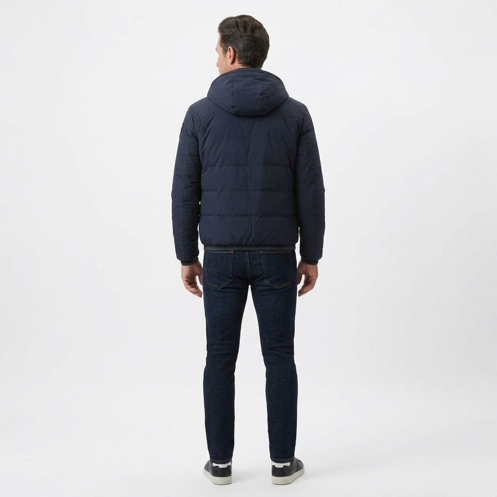 BLAUER Giubbotto Donald Reversibile Con Cappuccio Blu