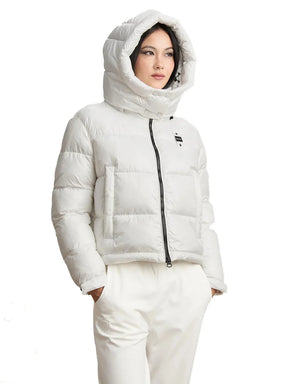 BLAUER Giubbotto Gloria Con Cappuccio Donna Bianco
