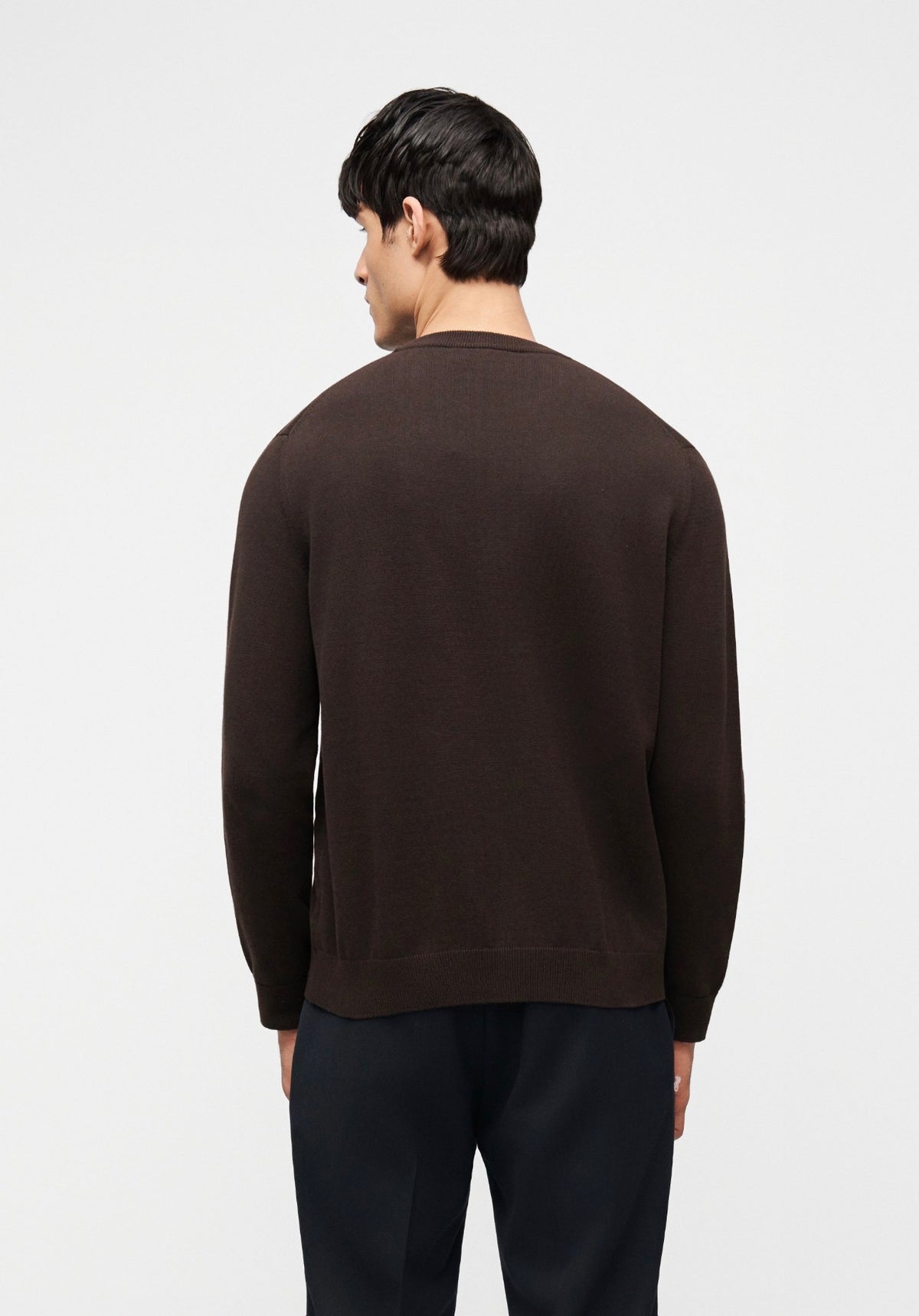 LACOSTE Maglioncino In Cotone Marrone AH0128 3LA