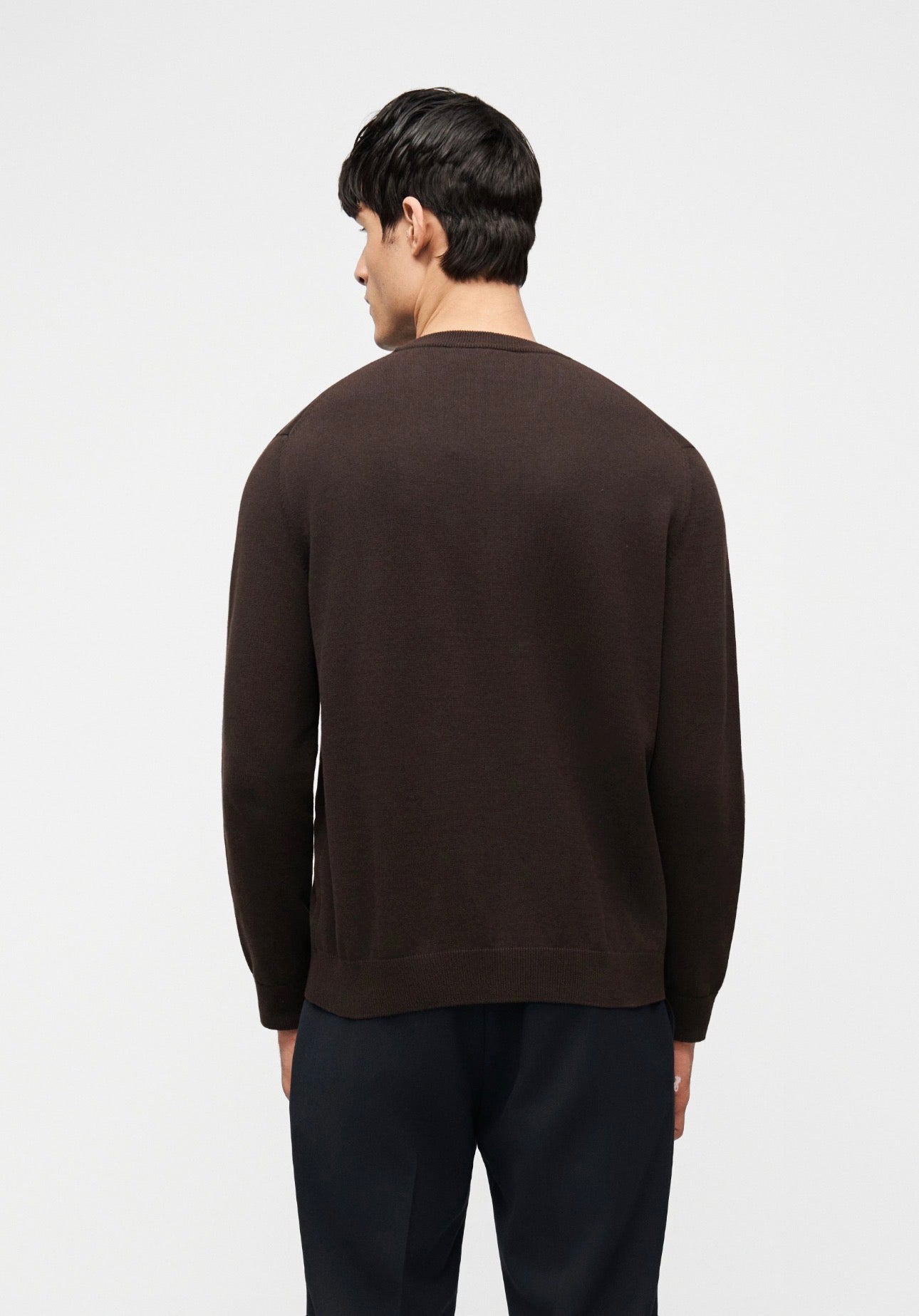 LACOSTE Maglioncino In Cotone Marrone AH0128 3LA