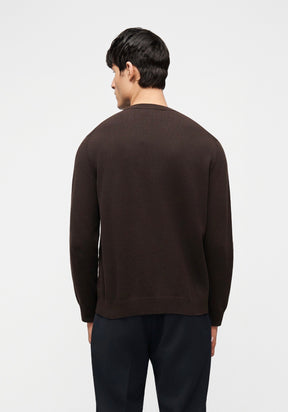 LACOSTE Maglioncino In Cotone Marrone AH0128 3LA