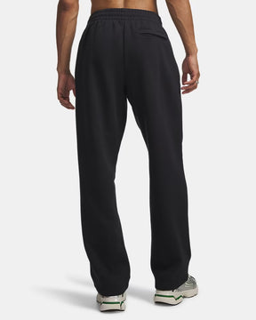 UNDER ARMOUR Pantaloni In Cotone Fleece Nero