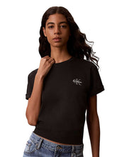 CALVIN KLEIN T-Shirt Con Stampa Logo Nera
