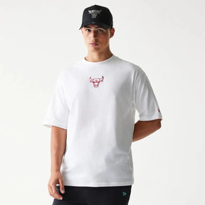 NEW ERA Completino Chicago Bulls Con Logo Ricamato Bianco/Nero