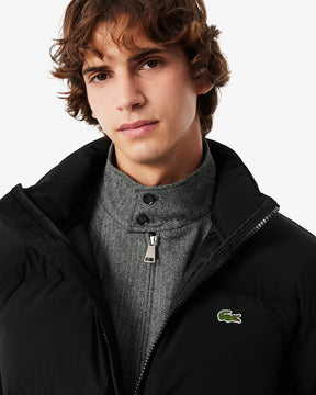 LACOSTE Giubbotto Invernale Con Cappuccio Interno Nero