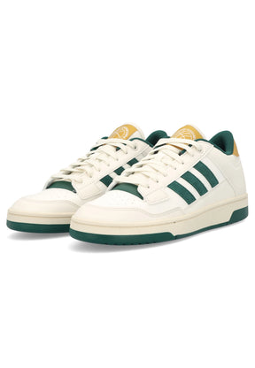 ADIDAS Sneaker Rapid Court In Pelle Bianca/Beige/Verde