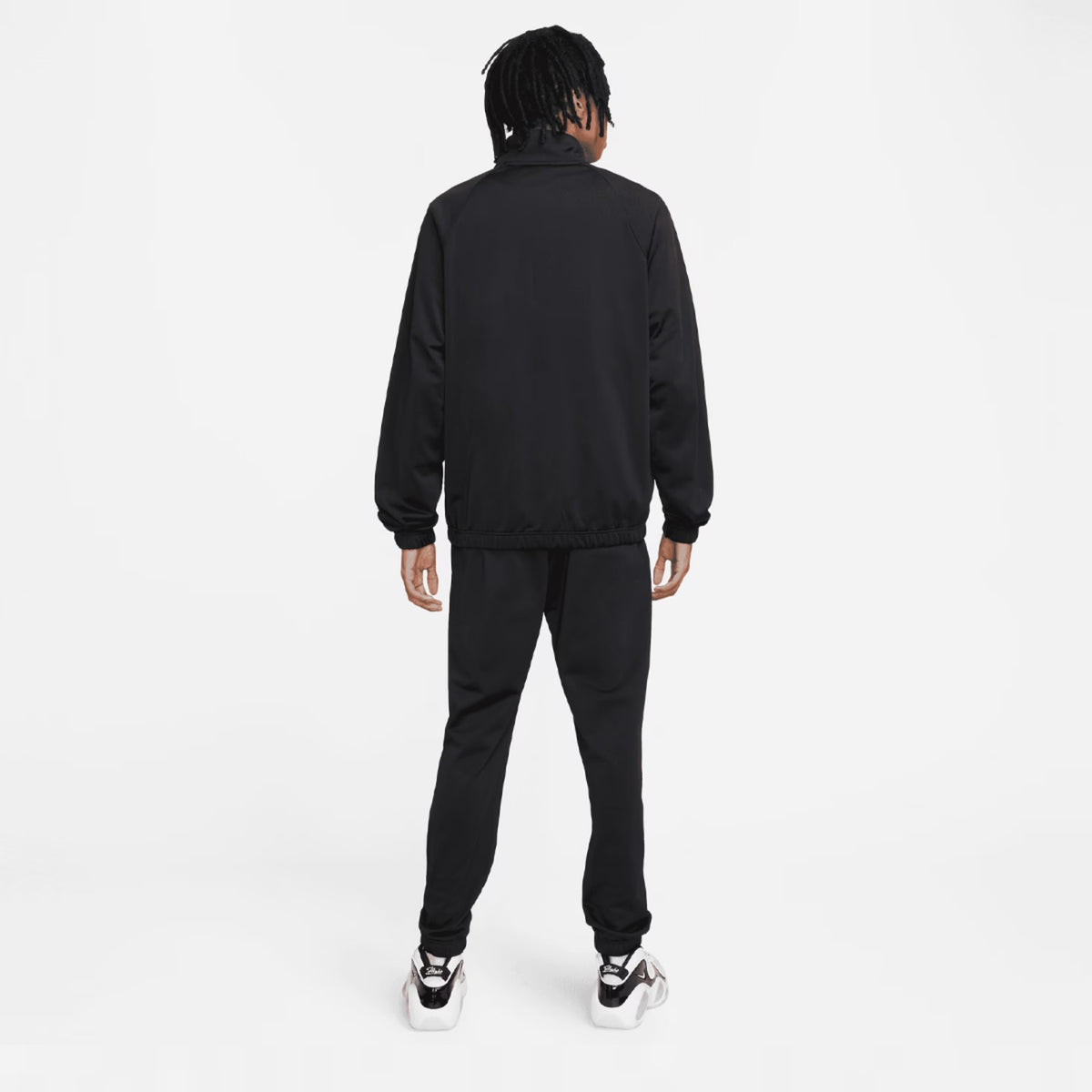 NIKE Tuta Acetata Classica Senza Cappuccio Con Zip Nera