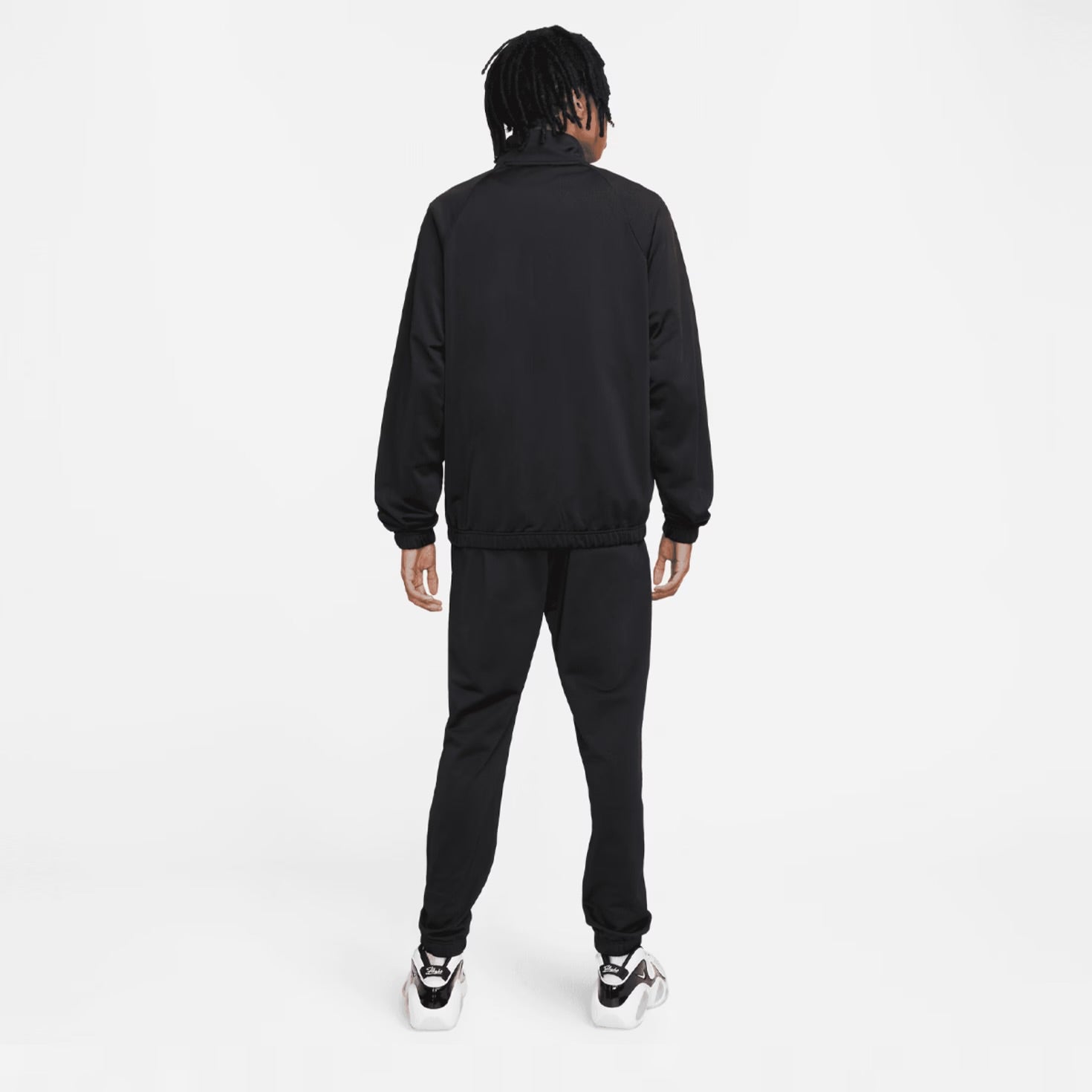 NIKE Tuta Acetata Classica Senza Cappuccio Con Zip Nera