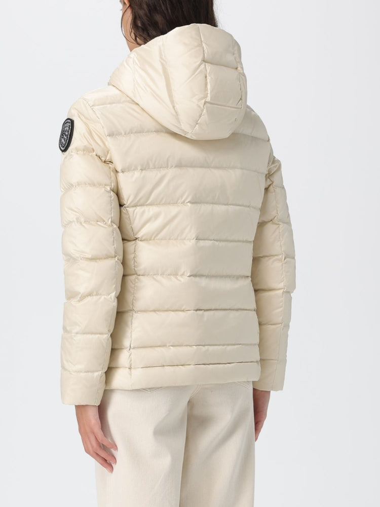 BLAUER Giubbotto Donna Piumino Invernale Fasciato Beige