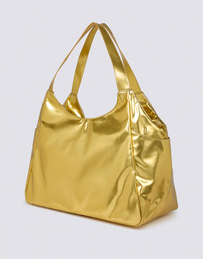 Sundek SUNDEK Borsa Da Mare Laminata Con Logo Oro - foto 2 - Tommaseo Clothing