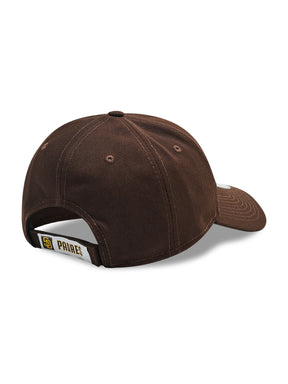 NEW ERA Cappello Visiera Curva Logo San Diego Marrone/Giallo