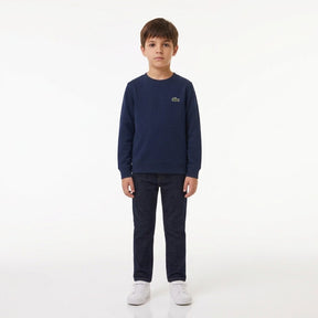 LACOSTE Felpa Girocollo Bambino Blu