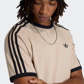 Adidas Originals T-Shirt 3 Stripes Uomo Beige