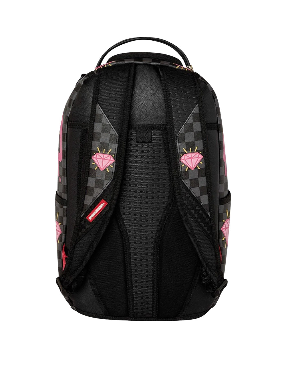SPRAYGROUND x Pantera Rosa Zaino In Pelle Nero/Rosa