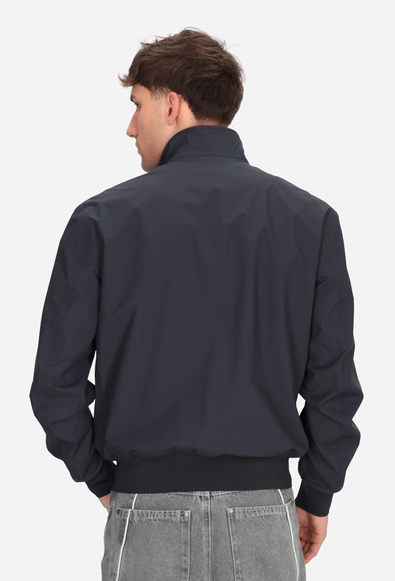 BLAUER Anson Antivento Uomo Senza Cappuccio Blu