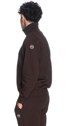 COLMAR Felpa Con Zip Marrone
