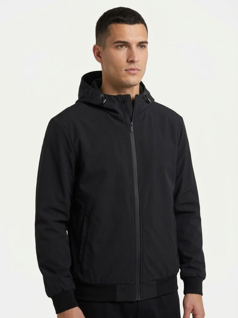 TREZ Giubbotto Invernale In Polystretch Grip-580 Nero
