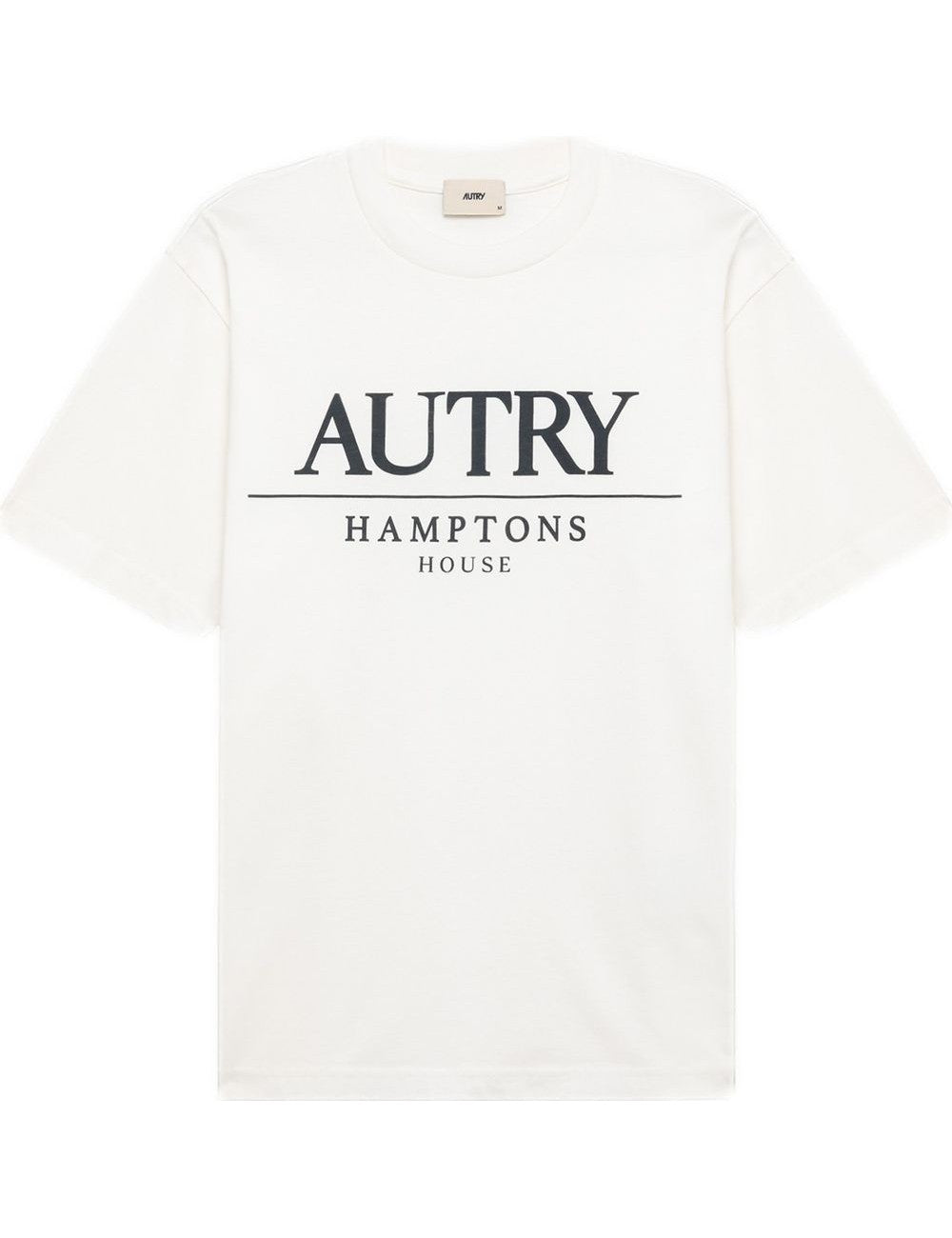 AUTRY T-Shirt Con Stampa Centrale Bianca