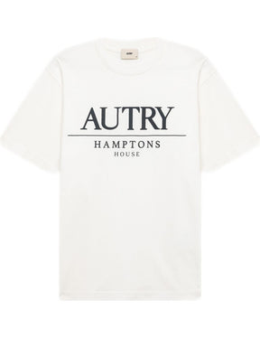 AUTRY T-Shirt Con Stampa Centrale Bianca