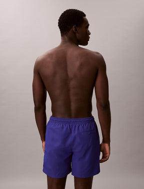 Calvin Klein Costume Da Bagno Viola Logo Rosso