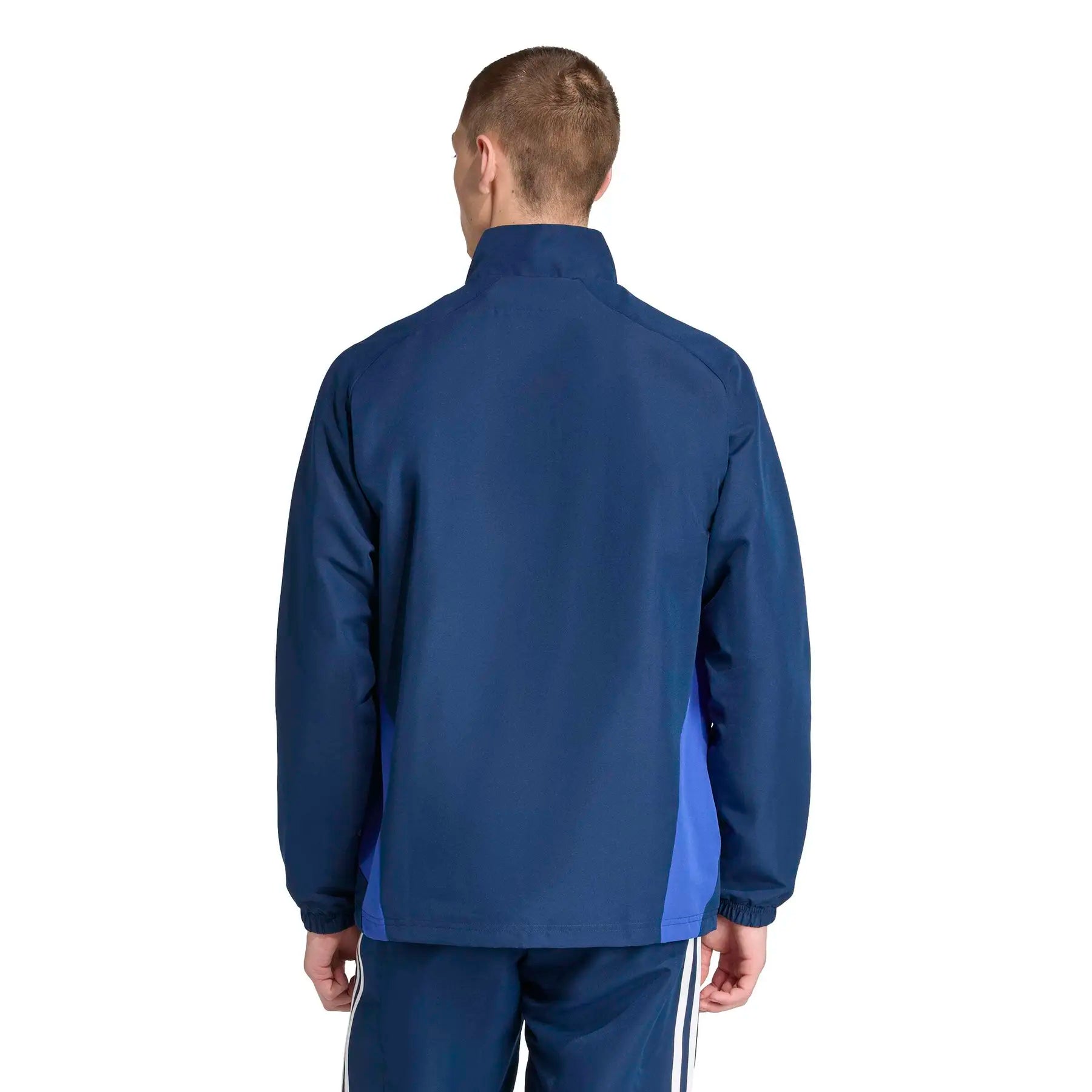 Adidas Tuta Completa Olympique Lione Uomo Blu Microfibra