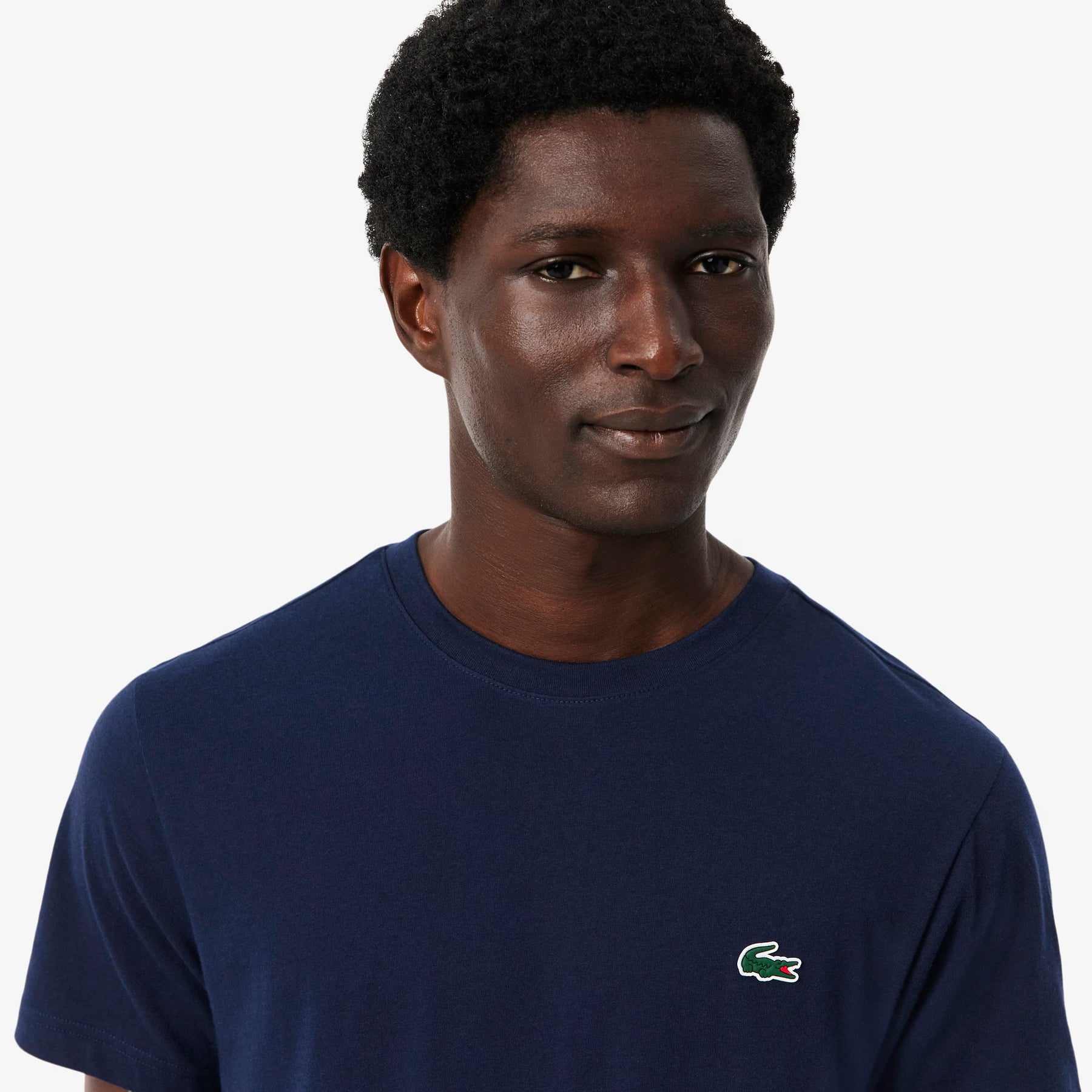 LACOSTE T-Shirt Logo Retro Blu