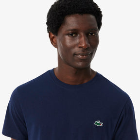 LACOSTE T-Shirt Logo Retro Blu