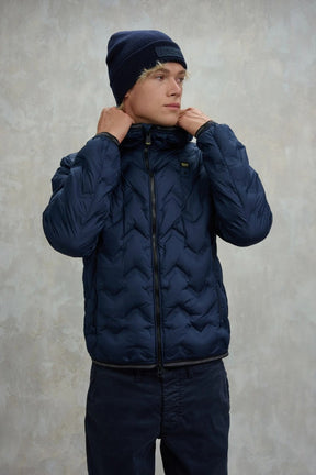 BLAUER Giubbotto Piumino Uomo Invernale Termosaldato Blu