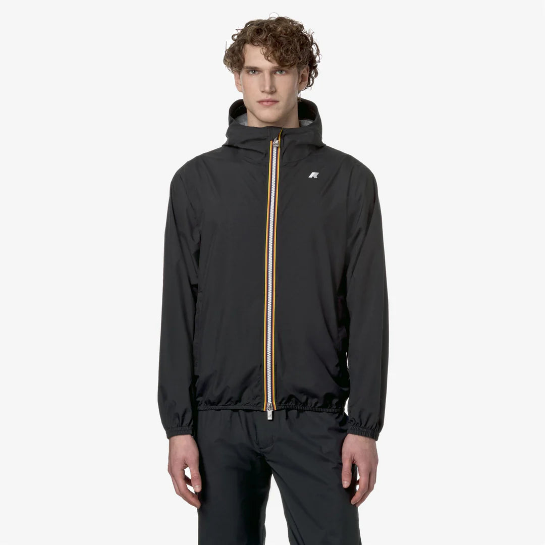 K-WAY Antivento Jack Stretch Dot Nero