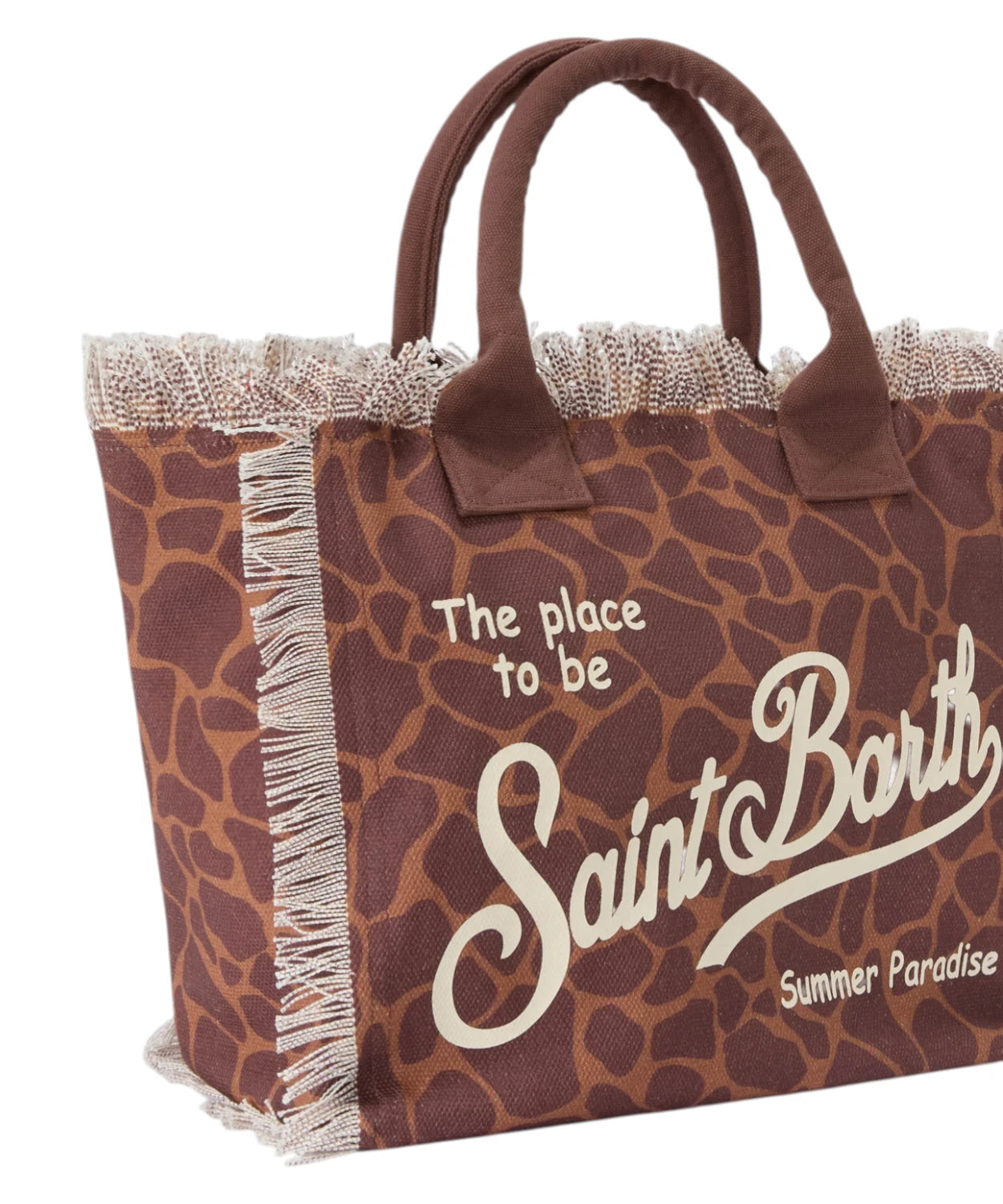 SAINT BARTH BORSA VANITY IN CANVAS ANIMALIER