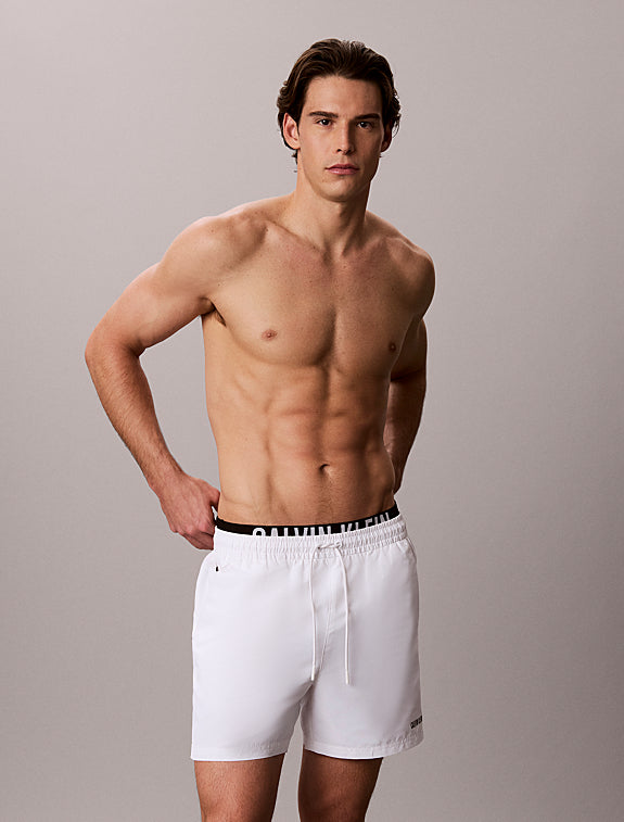 Calvin Klein Costume Da Bagno Con Elastico Bianco